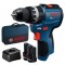 Акумулаторен ударно-пробивен винтоверт BOSCH GSB 12V-31, 2x2.0 Ah, 31 Nm / 06019S6102